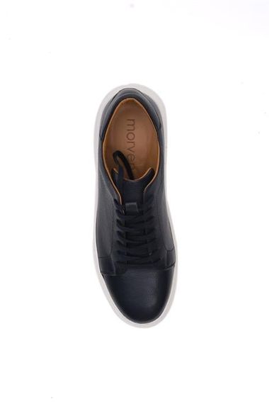 Morven Men's Navy Blue Seasonal Casual Leather Sports Shoes - photo 2