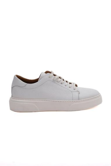 Morven Men's White Seasonal Casual Leather Sports Shoes - photo 5