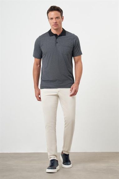 Morven Erkek Antrasit Trend Cepli Polo Yaka T-Shirt - photo 4