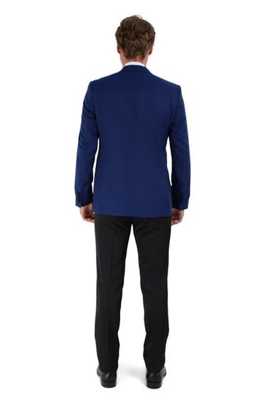  بدلة Morven للرجال Sax Broadway Slim Fit Groom Suit - صورة 3