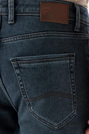 Morven Erkek KAHVE Denim Slim Fit Jean Kot Pantolon - fotoğraf 5