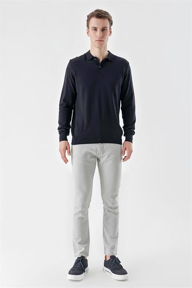 Morven Erkek Marine Basic Polo Yaka Dynamic Fit Rahat Kesim Triko - fotoğraf 5