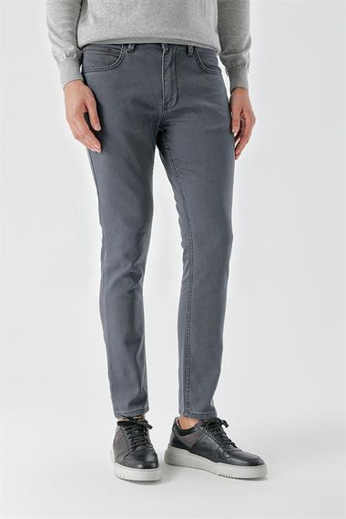 Morven Men's Smoked Seasonal Cotton 5 Pocket Slim Fit Jean Pants - photo 3