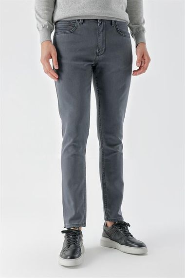 Morven Men's Smoked Seasonal Cotton 5 Pocket Slim Fit Jean Pants - photo 2