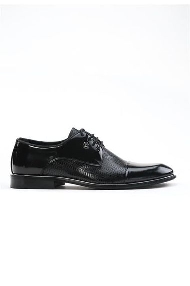 Morven Men's Black Classic Patent Leather Neolit Shoes - photo 1