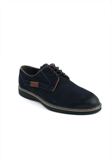 Morven Men's Navy Blue Seasonal Casual Nubuck Sports Shoes - photo 2