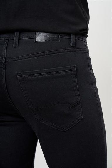 Morven Erkek Siyah Mevsimlik Pamuk 5 Cep Dynamic Fit Jean Pantolon - fotoğraf 4