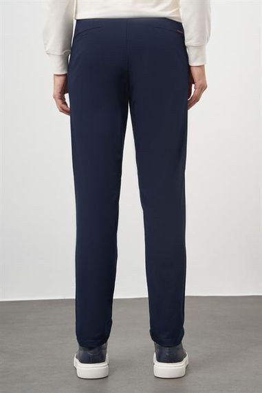 Morven Erkek Lacivert Pamuk Yan Cep Slim Fit Chino Pantolon - photo 5