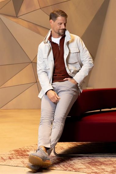 Morven Erkek Taş Poliamit Çıtçıtlı Kapitone Mont - photo 3