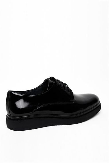 Morven Erkek Siyah Mevsimlik Rugan Eva Taban Ayakkabı - صورة 3