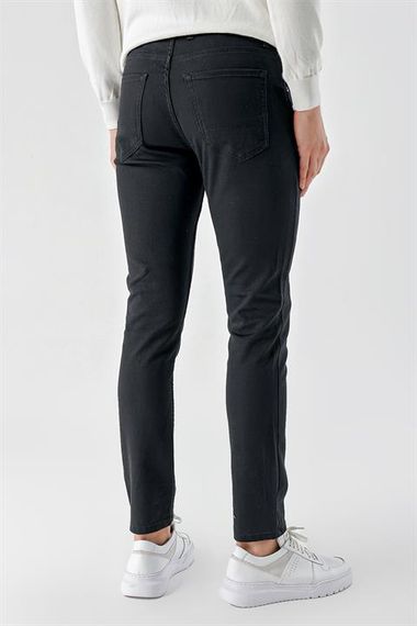 Morven Men's Black Seasonal Cotton 5 Pocket Slim Fit Jean Pants - photo 3