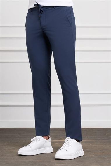 Morven Erkek Lacivert Slim Fit Jogger Pantolon - photo 2