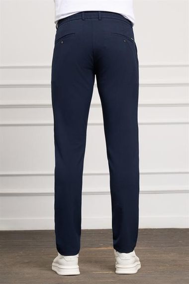 Morven Erkek Lacivert Slim Fit Jogger Pantolon - fotoğraf 3