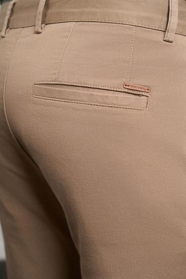 Morven Erkek Vizon Slim Fit Chino Pantolon - photo 4