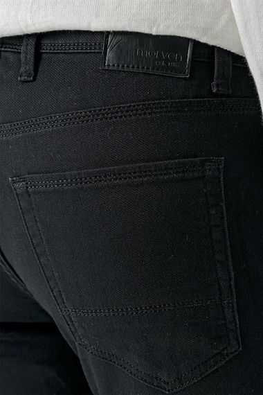 Morven Erkek Siyah Mevsimlik Pamuk 5 Cep Slim Fit Jean Pantolon - фото 5
