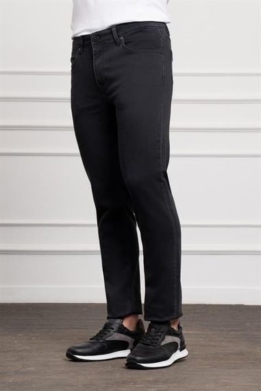 Morven Erkek Antrasit Mevsimlik Pamuk 5 Cep Dynamic Fit Jean Pantolon - fotoğraf 3