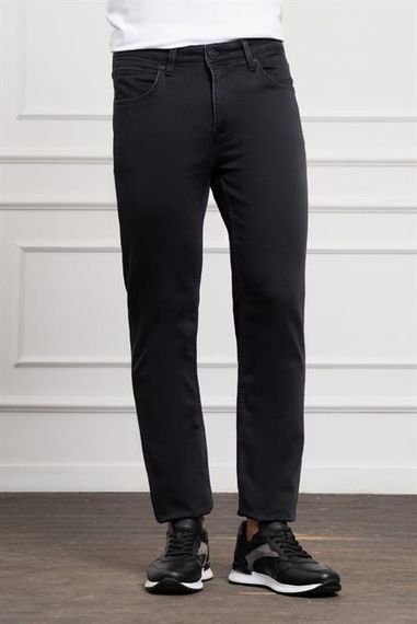 Morven Erkek Antrasit Mevsimlik Pamuk 5 Cep Dynamic Fit Jean Pantolon - fotoğraf 1