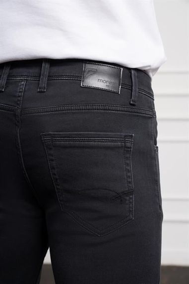 Morven Erkek Antrasit Mevsimlik Pamuk 5 Cep Dynamic Fit Jean Pantolon - fotoğraf 5
