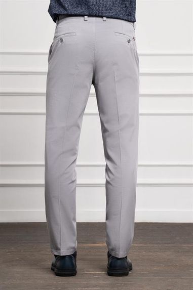 Morven Erkek Gri Dynamic Fit Chino Pantolon - фото 3