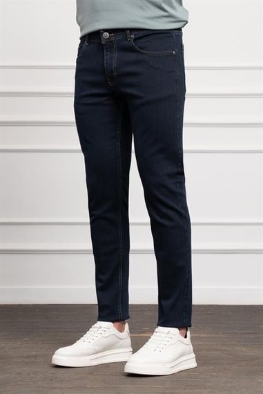 Morven Erkek KOYU LACİVERT Jean Slim Fit Dar Kesim Pantolon - photo 2