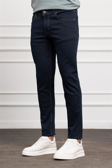 Morven Erkek KOYU LACİVERT Jean Slim Fit Dar Kesim Pantolon - photo 3
