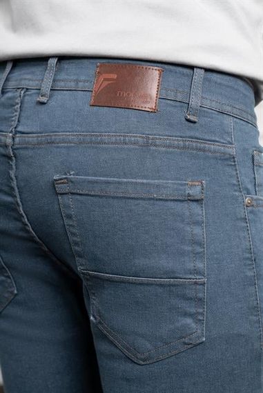 Morven Erkek Marine Jean Slim Fit Dar Kesim Pantolon - photo 5