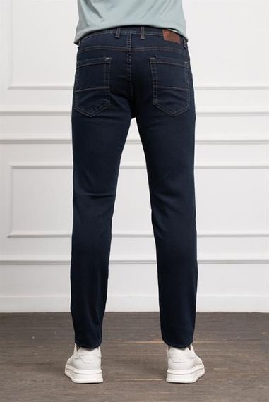 Morven Erkek KOYU LACİVERT Jean Slim Fit Dar Kesim Pantolon - photo 4
