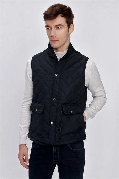 Morven Erkek Lacivert Dewspo Dynamic Fit Rahat Kesim Cepli Yelek - фото 2