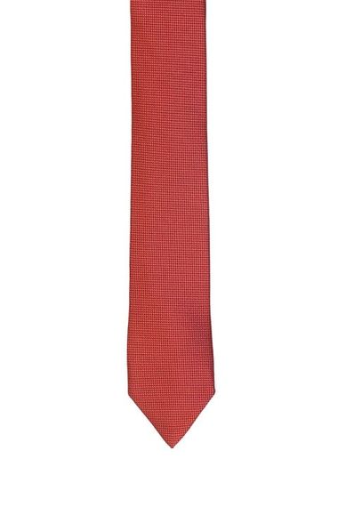  Morven Men's Red Basic Jacquard Tie - photo 3