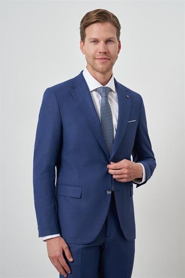 Morven Erkek Parlement Poliviskon Slim Fit Mono Yaka Takım Elbise - صورة 3