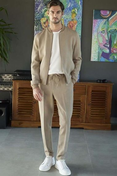 Morven Erkek Bej Mevsimlik Worker Dynamic Fit Gömlek Ceket - صورة 2