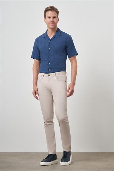 Morven Erkek Taş Pamuk 5 Cep Slim Fit Jean Kot Pantolon - photo 2