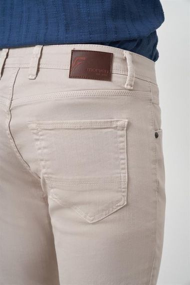 Morven Erkek Taş Pamuk 5 Cep Slim Fit Jean Kot Pantolon - photo 5