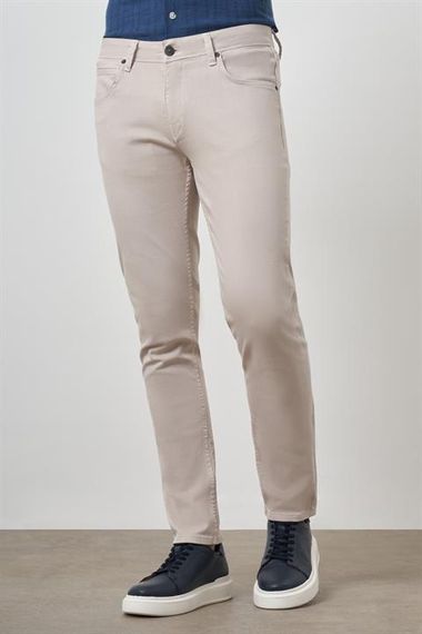 Morven Erkek Taş Pamuk 5 Cep Slim Fit Jean Kot Pantolon - photo 3