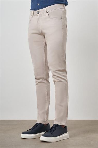 Morven Erkek Taş Pamuk 5 Cep Slim Fit Jean Kot Pantolon - photo 4