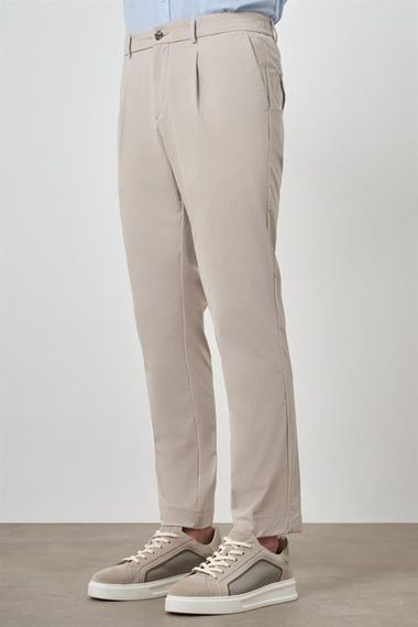 Morven Erkek Taş Trend Slim Fit Tam Lastik Pantolon - photo 3