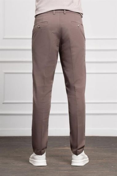 Morven Erkek KAHVE Dynamic Fit Chino Pantolon - صورة 3