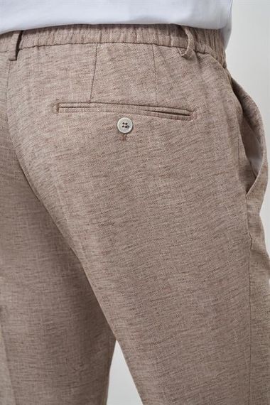 Morven Erkek Vizon Trend Tam Lastikli Slim Fit Pantolon - fotoğraf 4