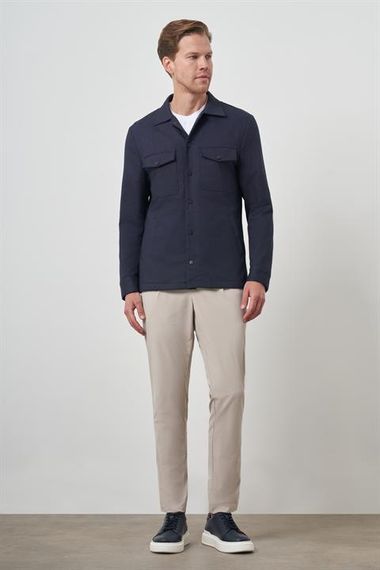 Morven Erkek Lacivert Worker Gömlek Ceket - photo 2