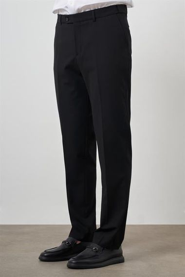 Morven Erkek Siyah Basic Dynamic Fit Pantolon - photo 4