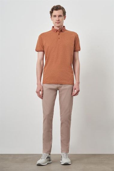 Morven Erkek Kiremit Trend  Polo Yaka T-Shirt - фото 2