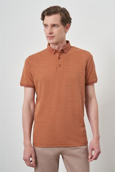 Morven Erkek Kiremit Trend  Polo Yaka T-Shirt - фото 4