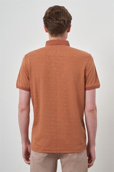 Morven Erkek Kiremit Trend  Polo Yaka T-Shirt - фото 5