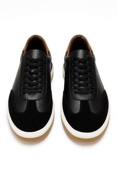 Morven Erkek Siyah Mevsimlik Casual Deri Ayakkabı - фото 2