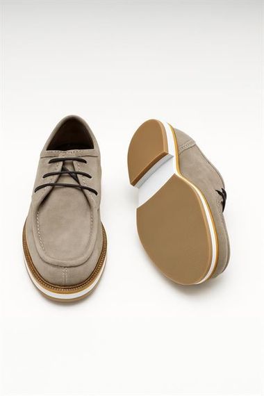 Morven Erkek Vizon Süet Smart Casual Ayakkabı - фото 3