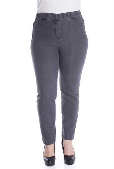 Elastic Waist Denim Pants - photo 2