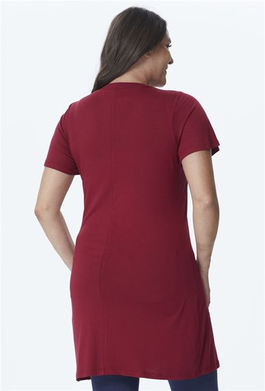 Neck Detailed Combed Cotton Tunic