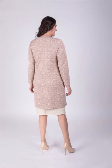 Jacquard Glitter Long Jacket