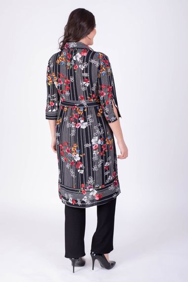 Belt Detailed Patterned Long Tunic - photo 3