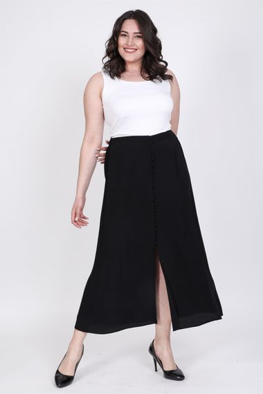 Button Front Long Skirt - photo 1